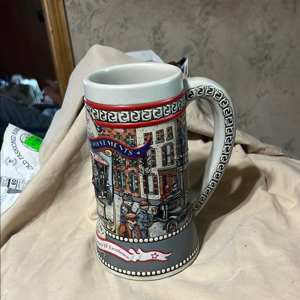 Decorative Ceramic Beer Stein